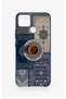 Realme C25 Compatible Turkish Coffee and Kilim Patterned Silicone Case - 2