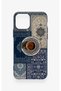 iPhone 12-12Pro Compatible Turkish Coffee and Kilim Patterned Silicone Case - 2