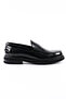 Black Genuine Leather Eva Sole Loafer Shoes - Z1047