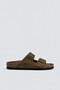 Double strap leather men's sandals - 2