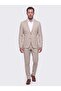 Beige Mono Collar 6 Drop Casual Suit