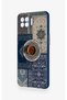 Oppo Reno 4 Lite Compatible Turkish Coffee and Kilim Patterned Silicone Case - 4