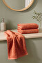 Tile Natural Color 3-Piece 100% Cotton Towel Set 50X90