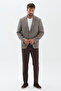 Polonara Men's Mink Half-Lined Polyviscon Blended Sports Blazer Jacket with Pocket - 4