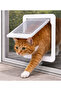 Exıt Cat Door Fly Screen Surface Compatible