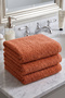 Tile Natural Color 3-Piece 100% Cotton Towel Set 50X90 - 6