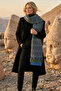 Loomi Soft Textured Fringed Unisex Shawl/Scarf