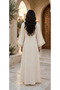 Elegant Embroidered Jalabiya with Trumpet Sleeves - 2