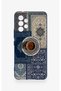Samsung A53 Compatible Turkish Coffee and Kilim Patterned Silicone Case - 2