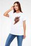Tiger White Unisex T-Shirt T-Shirt - 3