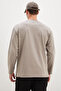 Printed crew neck sweatshirt - 8