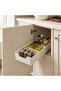 In-Cabinet Rail Sliding Organizer Shelf – Multi-Purpose Drawer Organizer and Storage Shelf - 2