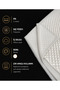 Quilted Bark Stitched Fabric 10 Meters – Cream