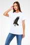Karga Unisex Printed White T-Shirt - Tshirt - 3