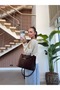 Oversize Knitwear Sweater with Contrast Detail - 5