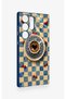 Samsung S23 Ultra Compatible Heart Coffee Pattern Silicone Case - 3