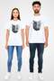 Owl White Unisex T-Shirt T-Shirt - 4