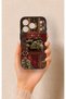 iPhone 17 Pro Compatible Silicone Case with Wolf and Atatürk Pattern