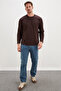 Printed crew neck sweatshirt - 6