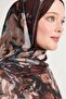 Akis Desen Liva Modal Crochet Shawl - 4