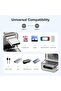 محول USB-C بزاوية 180 درجة، موصل USB-C ذكر إلى USB-C أنثى على شكل حرف U مع دعم PD بقوة 140 واط/4 - 6