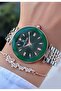 New Season Big Case Green Dial Women's Wristwatch – |   Bracelet with Gift - 3