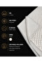 Quilted Bark Stitched Fabric 1 Meter – Cream