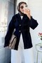 Premium Chinese Tie-Back Denim Kimono - Dark Blue - 2