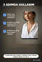 Asymmetric Bar Model Zircon Stone Brass Women's Necklace 45 cm Chain Length Bx-313629 - 5