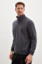 Original Printed Half-Zipper High-Neck Sweatshirt - 5