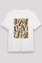 Tiger White Unisex T-Shirt T-Shirt