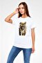 Tiger White Unisex T-Shirt T-Shirt - 3