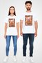 Pig White Unisex T-Shirt T-Shirt - 4