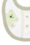 Unisex Green Bear Printed Paw Tie Apron - 2
