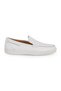 Men's Loafer Shoes Genuine Antique Leather Moccasin Stitched Laceless White Rubber Sole Summer H1129 - 2