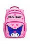 2-Piece Girls' School Bag Set - Embossed Plush Detailed Elementary School Backpack and Crossbody Lunch Bag - 2