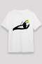 Owl White Unisex T-Shirt T-Shirt
