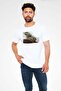 Iguana Unisex Printed White T-Shirt - Tshirt - 2