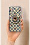 Samsung A12 Compatible Heart Coffee Pattern Silicone Case