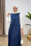 Molly Nelly Women's Asymmetrical Vest Skirt Denim Set - 7
