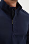 Original Printed Half-Zipper High-Neck Sweatshirt - 7