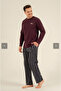 Men'S, Long Sleeve, (Socks Included), Pajama Set. (Sizes Priced Separately) - 3
