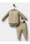 2-Piece Printed 3-12 Month Set - Khaki - 4