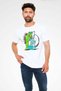 Iguana Unisex Printed White T-Shirt - Tshirt - 2