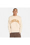 Graphic Sweater Men's Beige Sweatshirt