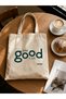 The Good Life Printed Cloth Bag – Natural Tote Bag - 2
