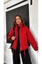 High Collar Zippered Pocket Comfortable Cut Special Design Coat