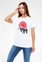 Elephant White Unisex T-Shirt T-Shirt - 3