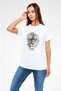 Tiger White Unisex T-Shirt T-Shirt - 3