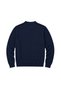 Men's Large Size Melange Navy Blue Buttoned Polo Collar Knitwear Sweater 3Xl-4Xl-5Xl-6Xl - 5
